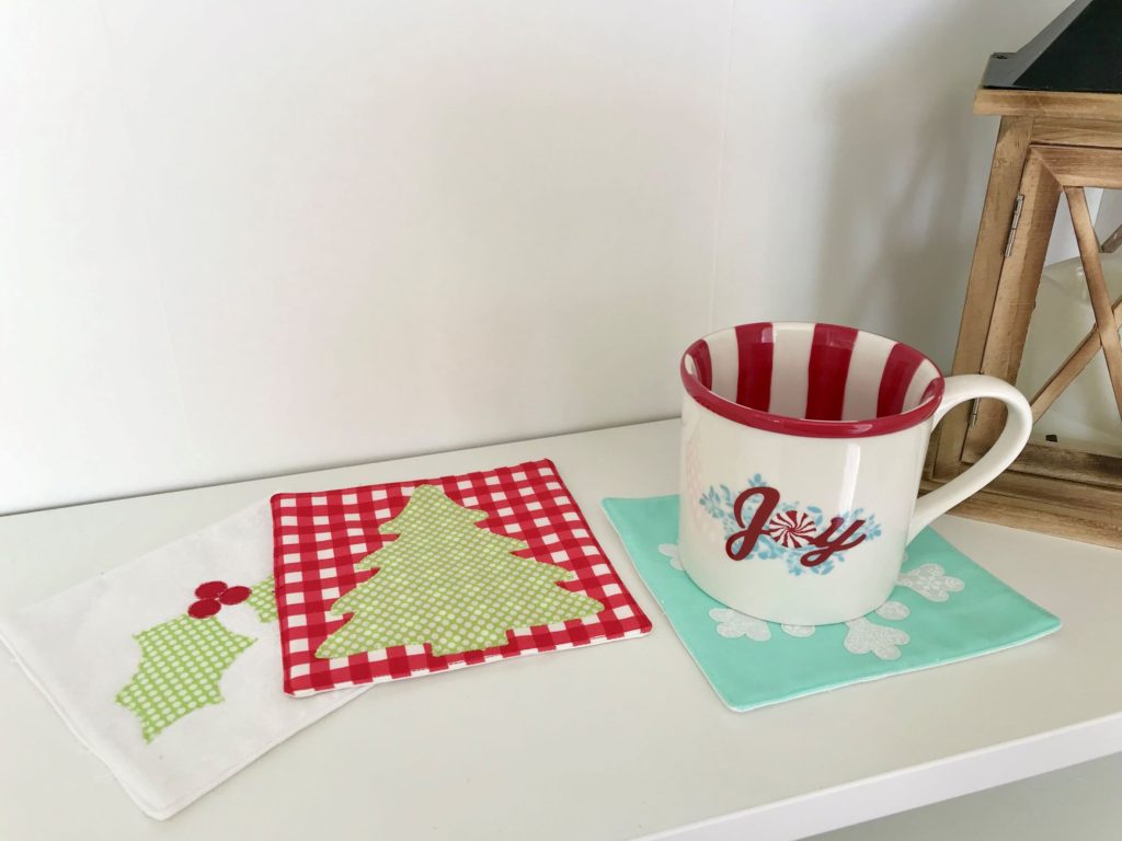 Cute Holiday Medley Mug Rugs