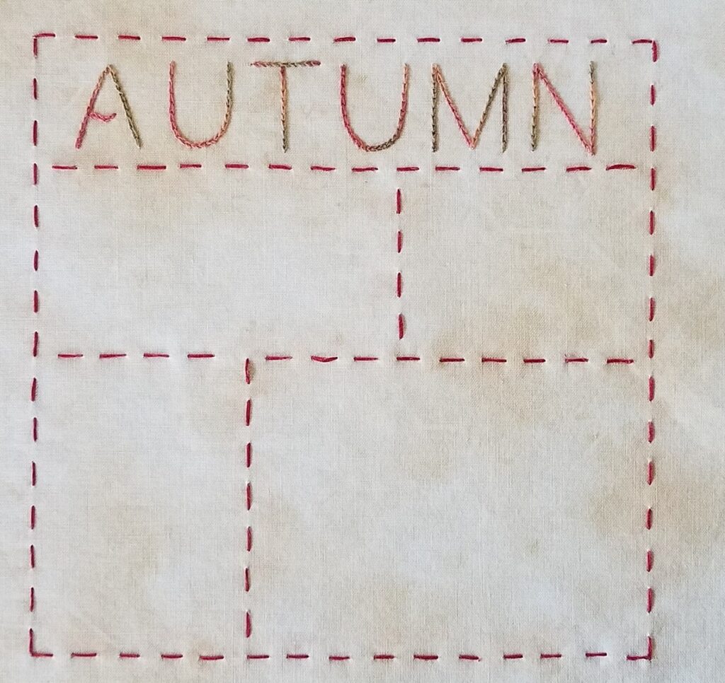 Mystery Autumn Stitchalong