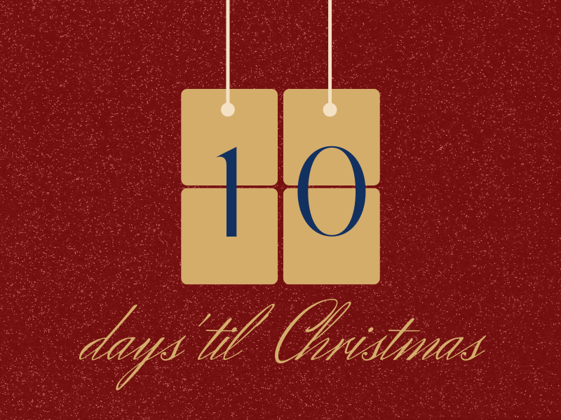 10 days till Christmas!