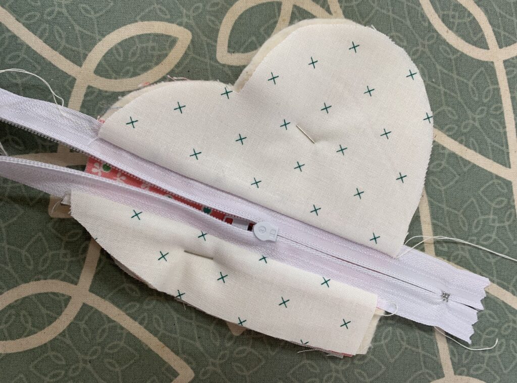 Heart Shaped Zipper Pouch