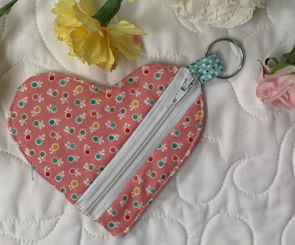 Heart Shaped Zipper Pouch