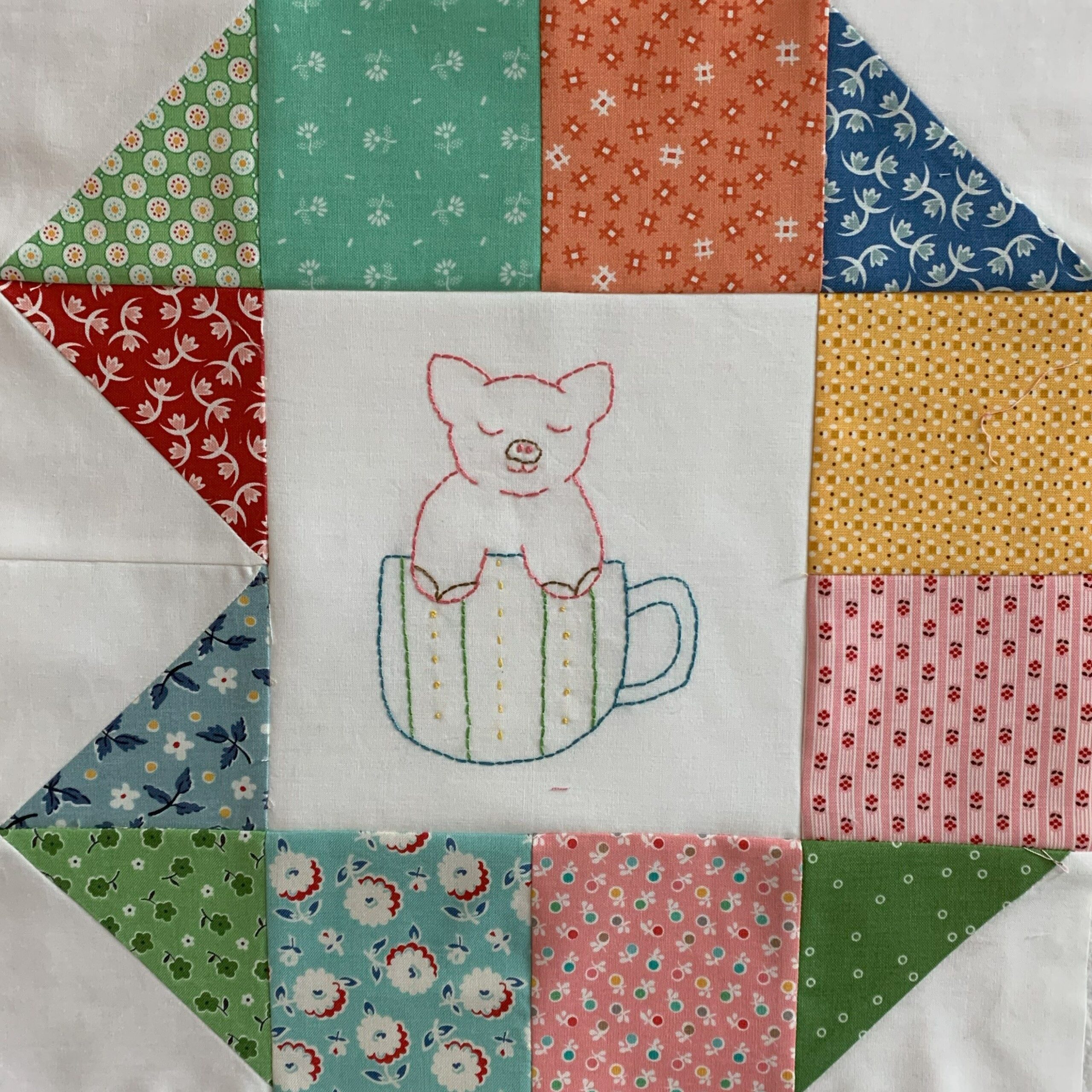 Teacup Critters Block of the Month Block 4