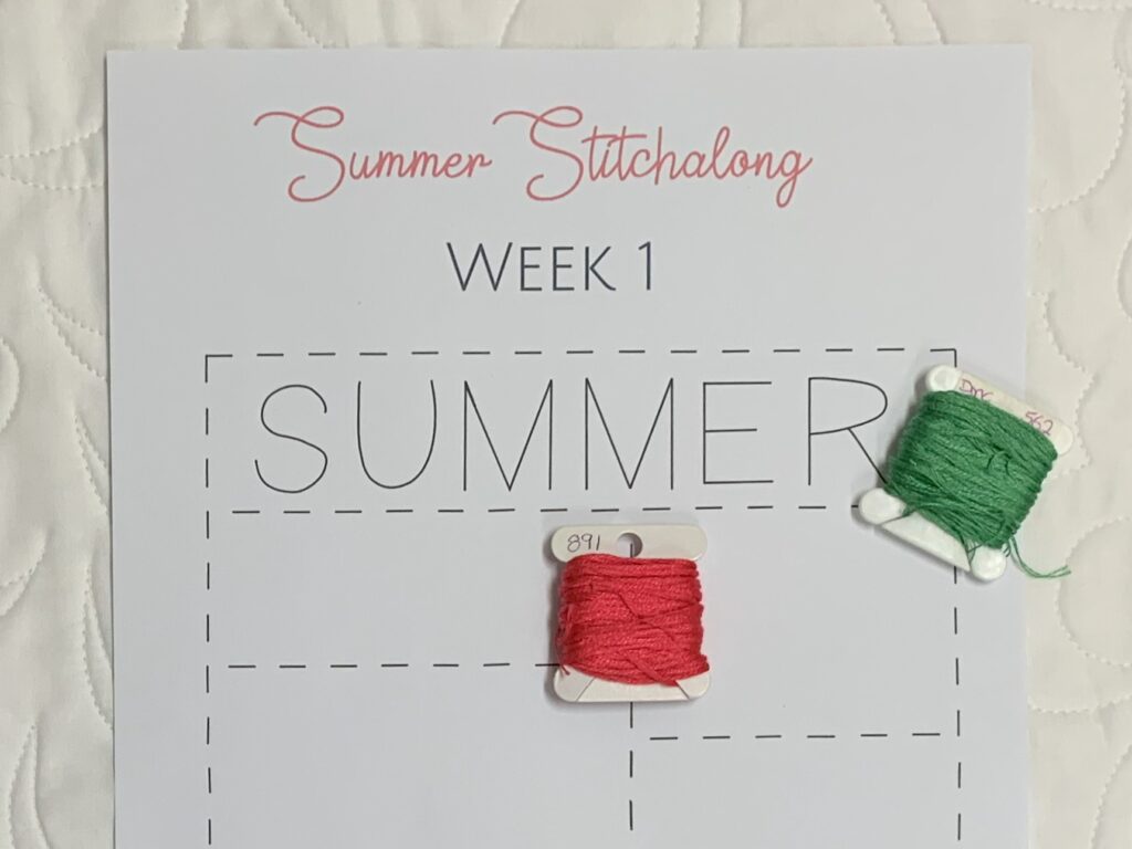 Summer Mystery Stitchalong Week 1