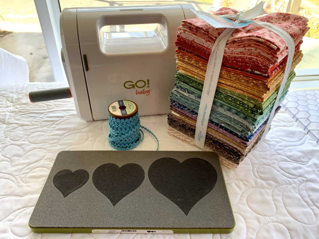 Calico Fat Quarter bundle by Lori Holt and Go! Baby with Go! Hearts Die