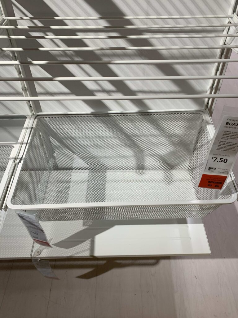 Boaxel shelving in Ikea in Richmond, Melbourne