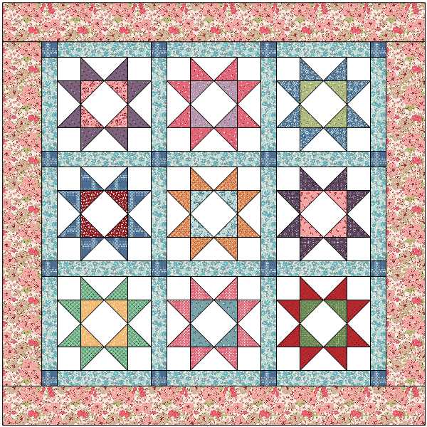 Say it With Flowers ~ Our New 2024 Quilt Block of the Month